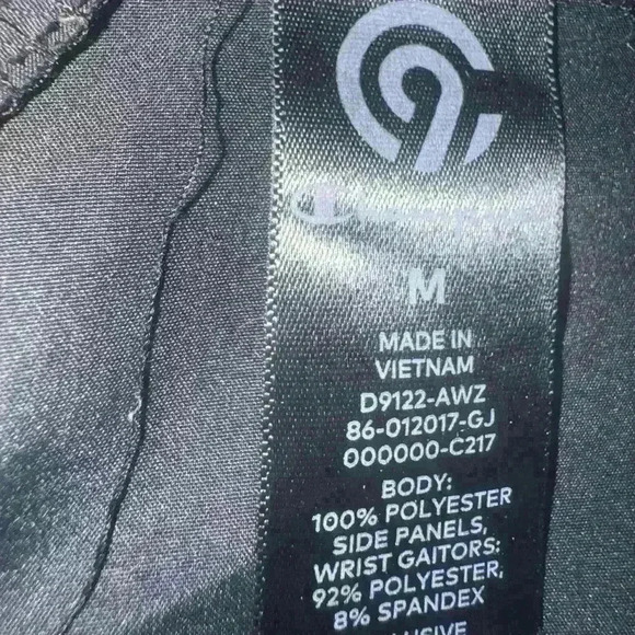 Champion Full Zip Windbreaker/Bomber Jacket size M
Dark Gray Athletic Women's - Picture 4 of 11